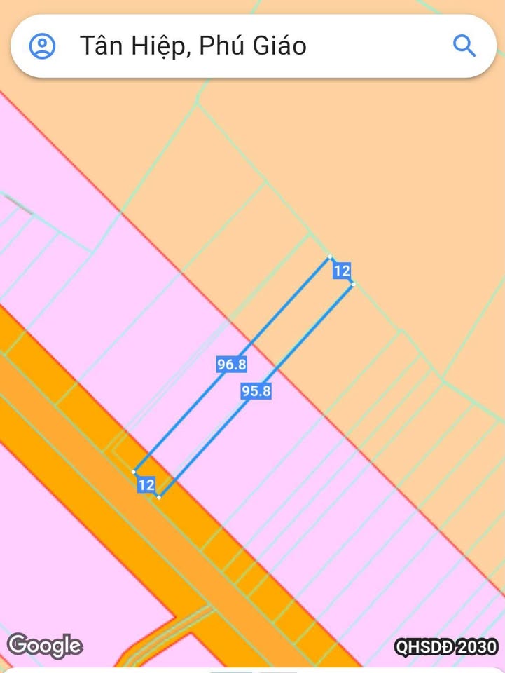 FrontHouse đường DH507, xã Tân Hiệp, huyện Phú Giáo 1152m² - Đầu tư kinh doanh sinh lời!