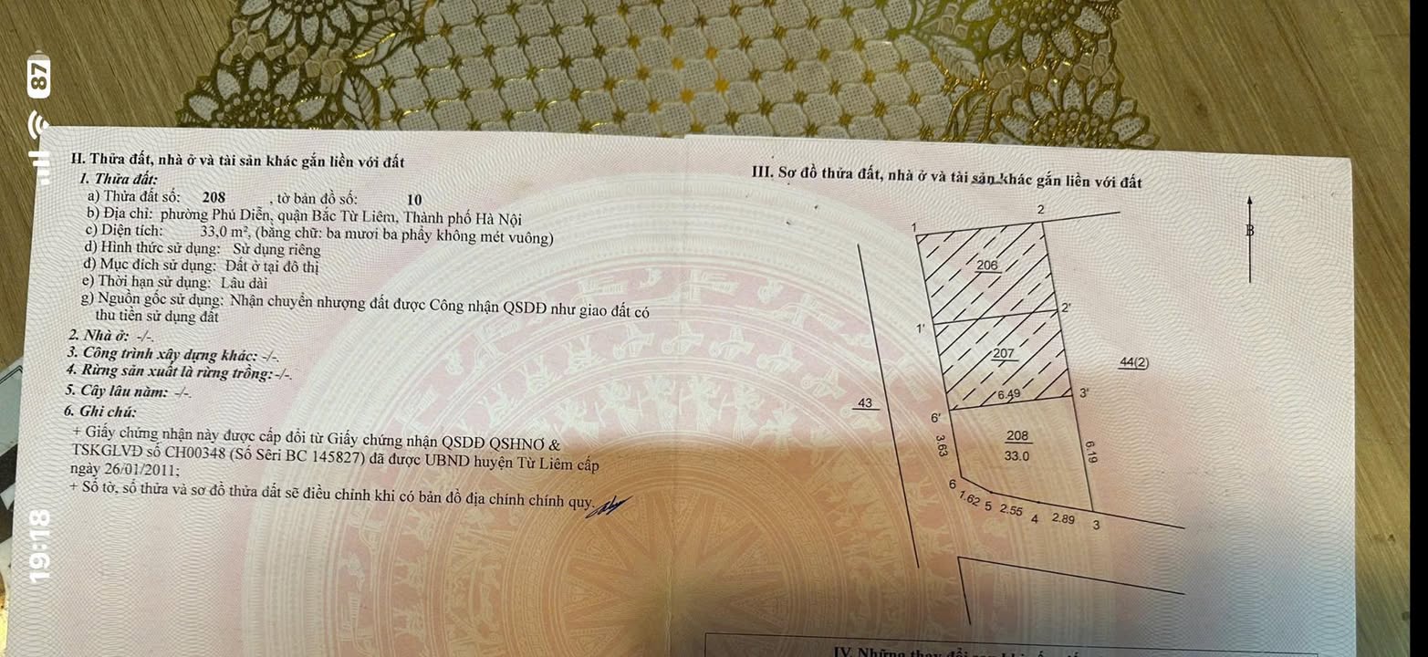 FrontHouse Phú Diễn 33m² giá 6 tỷ - Lô góc hiếm có, ô tô vào tận nơi!