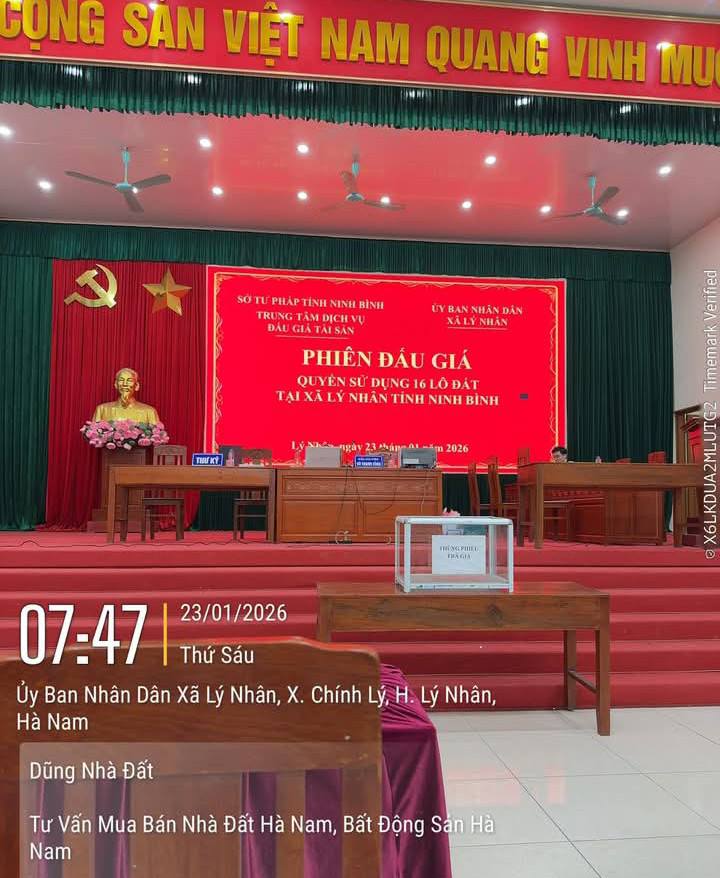 Đất nền đấu giá Chính Lý - Lý Nhân 126m² chỉ từ 100 triệu - Cơ hội đầu tư hấp dẫn!