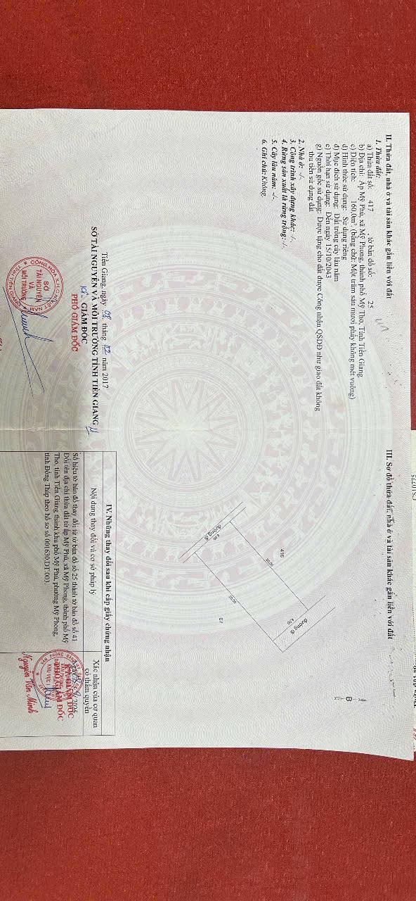 Đất nền 160m² tại ấp Mỹ Phú, Mỹ Tho giá chỉ 5xx triệu - Cơ hội đầu tư hấp dẫn!