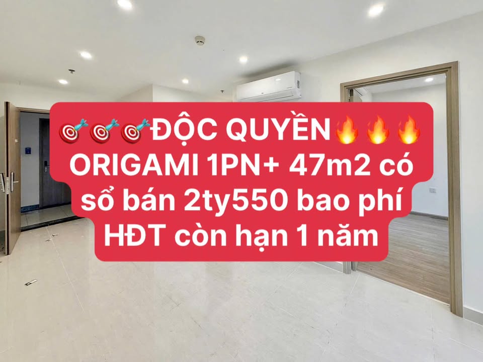 Căn hộ Vinhomes Grand Park 47m² giá 2.55 tỷ - Hướng Đông Nam, sẵn sàng vào ở!