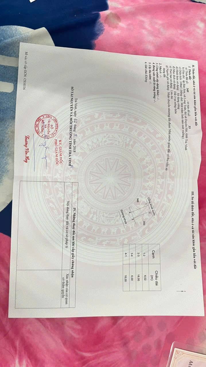 Đất nền khu tái định cư Bào Sen, Duyên Hải 108m² giá 260 triệu - Cơ hội đầu tư hấp dẫn!