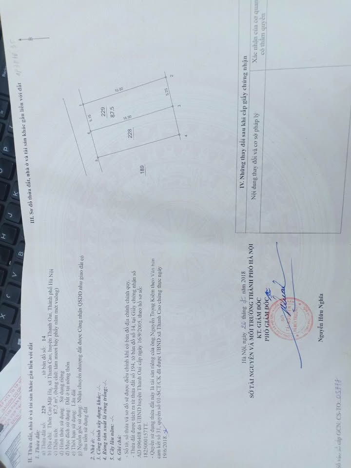 Đất nền 87m² tại xã Bình Minh, huyện Thanh Oai - Giá chỉ 50 triệu!