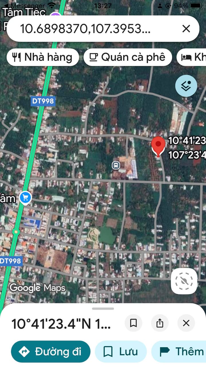 Đất nền Bàu Lâm Xuyên Mộc 280m² giá 1.1 tỷ - Khu dân cư đông đúc!