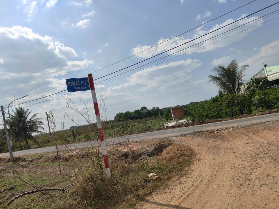 Đất nền 1500m² Tân Hoà, Tây Ninh - Sổ hồng chính chủ, giá 60 triệu/m ngang!