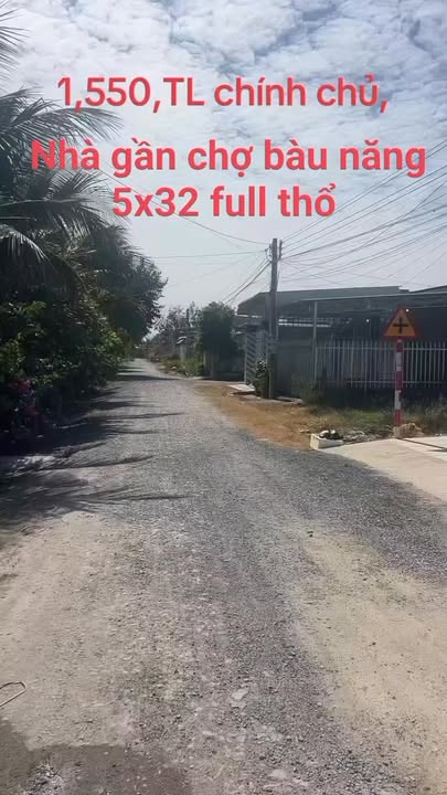 Nhà mới hoàn thiện tại Bàu Năng, Tây Ninh 160m² giá 1.55 tỷ - Chính chủ bán gấp!