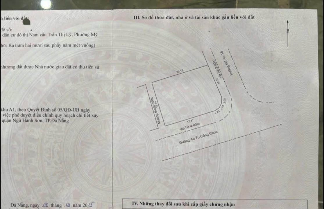 FrontHouse 2 Mặt Tiền An Tư Công Chúa vs Mỹ An 18, 327m² giá 42.51 tỷ - Đầu tư sinh lời ngay!