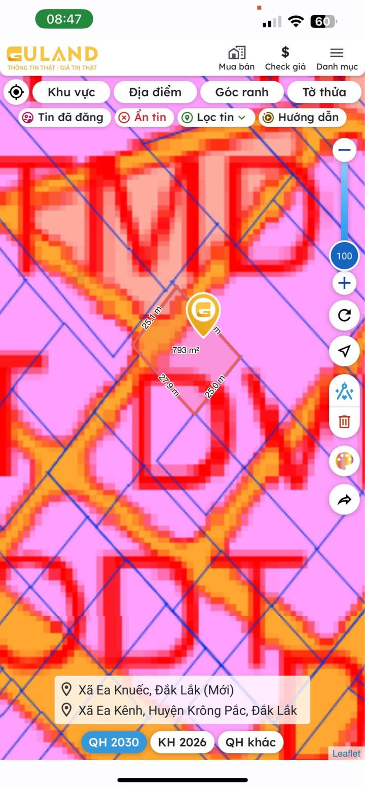 Đất nền Tân Lợi, Buôn Ma Thuột 675m² giá 7.5 tỷ - Cơ hội đầu tư tuyệt vời!