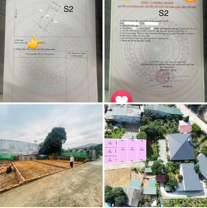 Đất nền chính chủ tại Hương Trầm, Việt Trì 70m² - Giá tốt nhất thị trường!