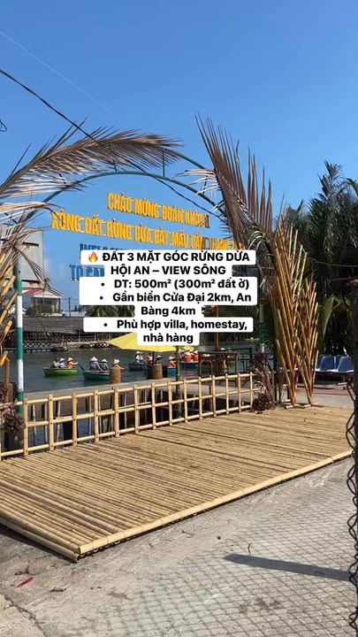 Đất mặt góc rừng dừa Hội An 500m² giá 13 tỷ - Đầu tư lý tưởng