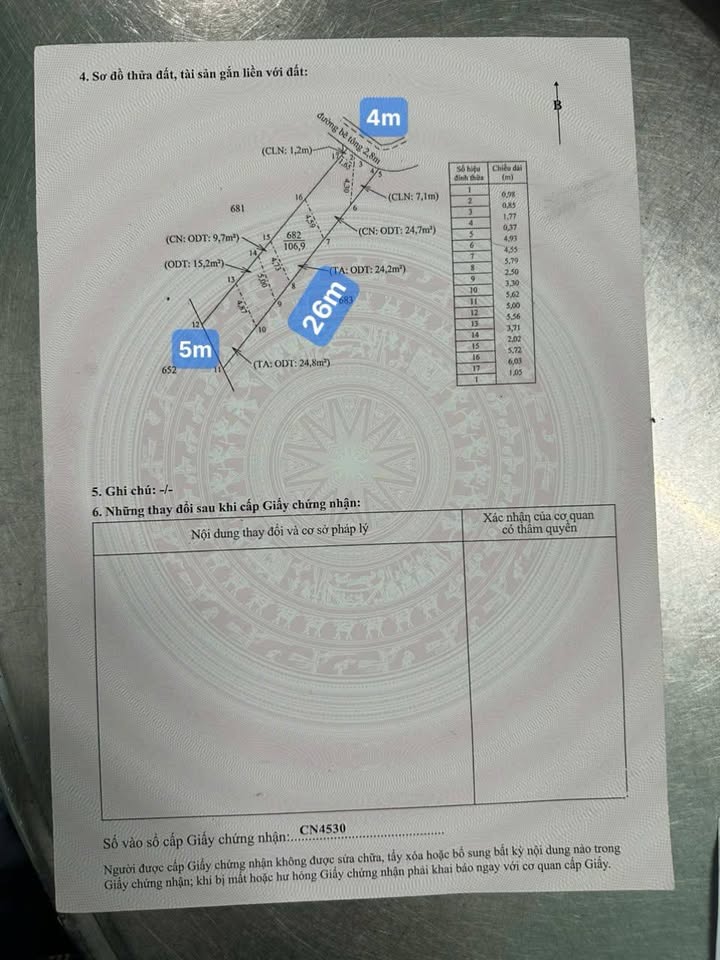 Đất nền chính chủ 98m² tại Phường Hòa Thuận, giá 230 triệu - Mặt tiền đường xe hơi rộng