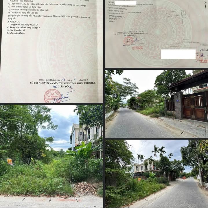 Đất nền Lại Thế, Huyện Phú Vang 176m² giá 3.8 tỷ - Đầu tư sinh lời ngay!