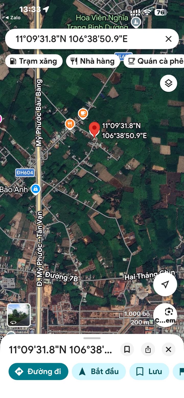 Đất mặt tiền Nhựa 7m Chánh Phú Hòa 188.4m² giá 1.45 tỷ - Sổ hồng riêng