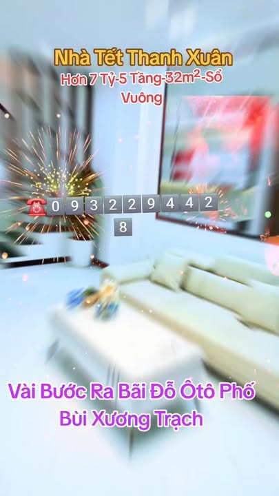 Nhà 5 Tầng Phố Bùi Xương Trạch 32m² giá 7 tỷ - Nội thất sang trọng, sổ đỏ chính chủ!