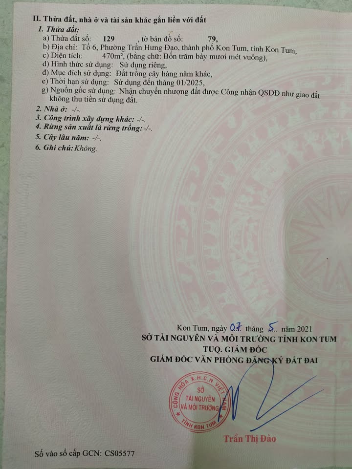 Đất mặt tiền Cù Huy Cận, Trần Hưng Đạo, 600m² - Cơ hội đầu tư lý tưởng!