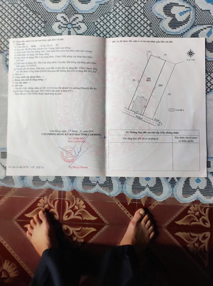 Đất nền Phú Hội - 824m² giá 2.25 tỷ - 2 mặt tiền, cơ hội đầu tư tuyệt vời!