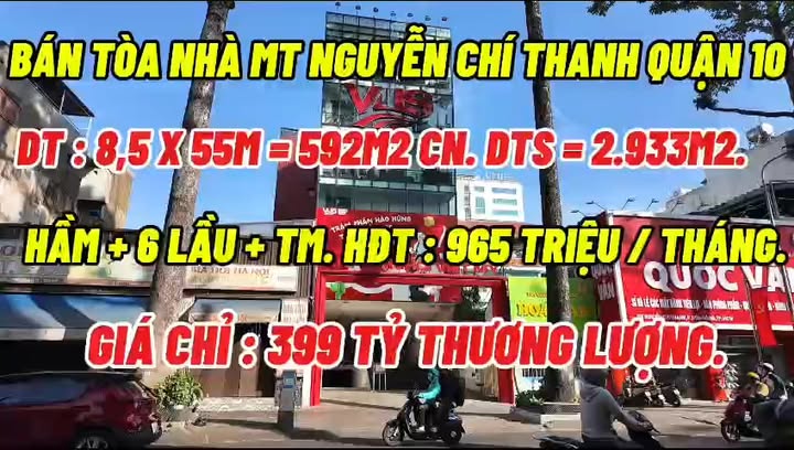 Tòa Nhà MT Nguyễn Chí Thanh, Quận 10, Diện tích 2.933m² - Đầu tư sinh lời ngay!