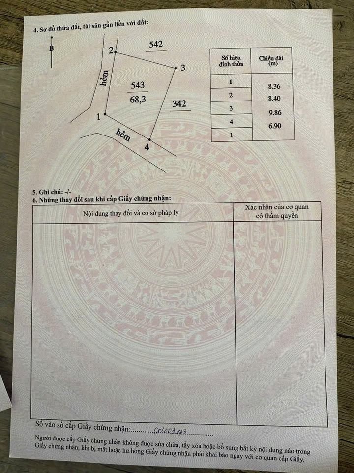 Đất thổ cư Phan Thiết 68m² giá 1.35 tỷ - Góc 2 mặt tiền thuận lợi!