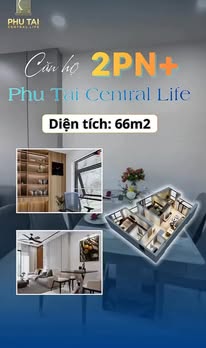 Căn hộ Phú Tài Central Life Quy Nhơn 73m² giá 2.3 tỷ - View biển đẹp!