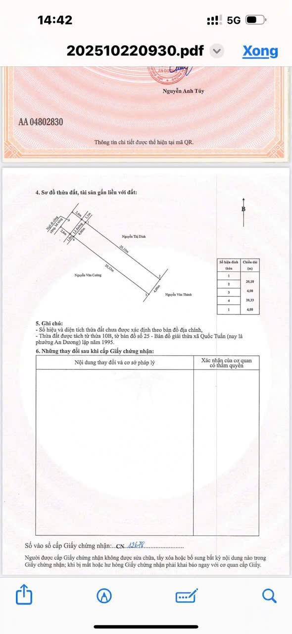 Lô đất đẹp tại Văn Xá, Quốc Tuấn, An Dương, Hải Phòng 80.8m² - Cơ hội đầu tư hấp dẫn!