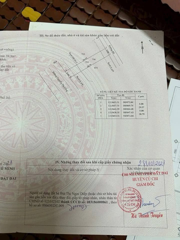 Đất thổ cư 2 mặt tiền đường Nguyễn Thị Lắng 145m² giá 3.5 tỷ - Gần khu dân cư sầm uất!