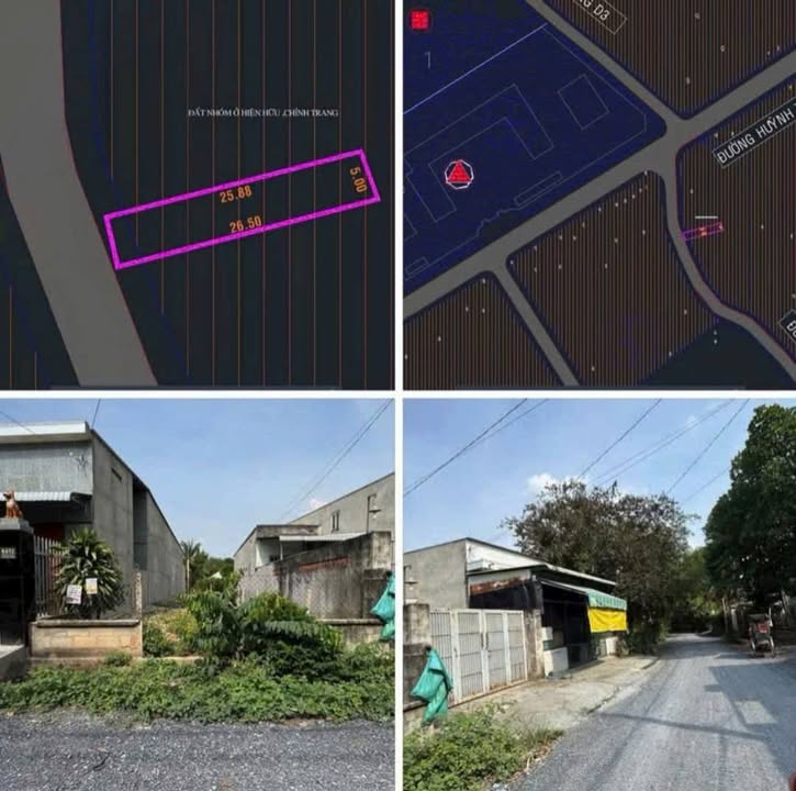 Đất nền Phú Hòa Đông, Củ Chi 130m² giá 1.75 tỷ - Sổ đỏ, sang tên ngay!