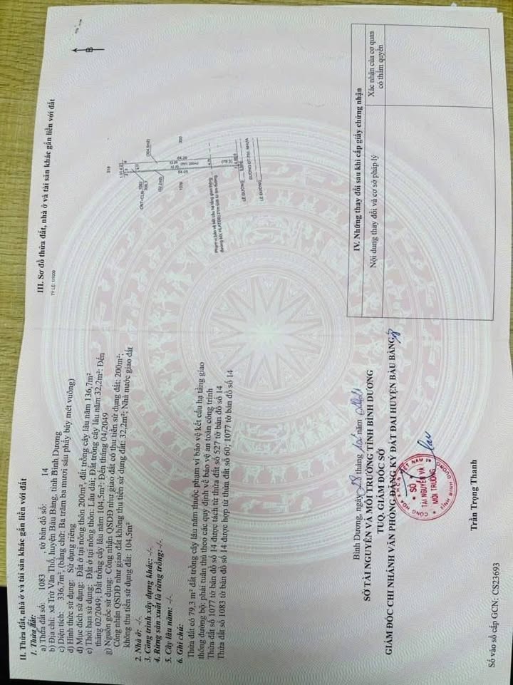 Đất mặt tiền DT750, Ấp 2, Xã Trừ Văn Thố, 200m² chỉ 2 tỷ - Cơ hội đầu tư tuyệt vời!