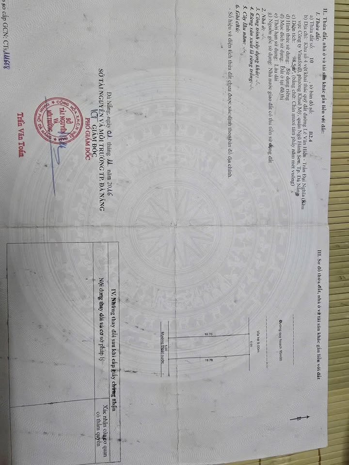 Đất nền 197m² đường Nguyễn Đức Thuận, Khuê Mỹ, Đà Nẵng - Đầu tư sinh lời tốt!