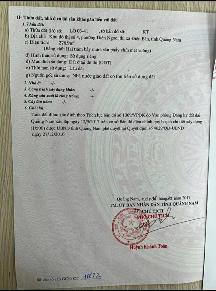 Đất nền KĐT số 4 Quận Hải Châu 276,9m² giá 9.6 tỷ - Lô góc 2 mặt tiền