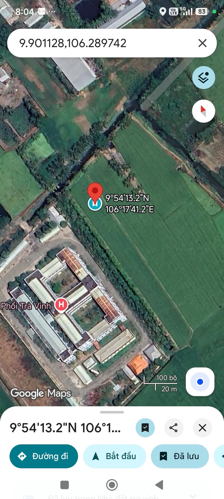 Đất nền 4000m² tại Lương Hòa, Châu Thành, Trà Vinh - Giá chỉ 3.5 tỷ!