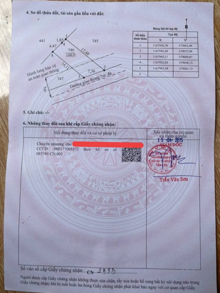 Đất thổ cư Nhựt Tảo, Tây Ninh 98m² giá chỉ 450 triệu - Tiềm năng sinh lời cao!