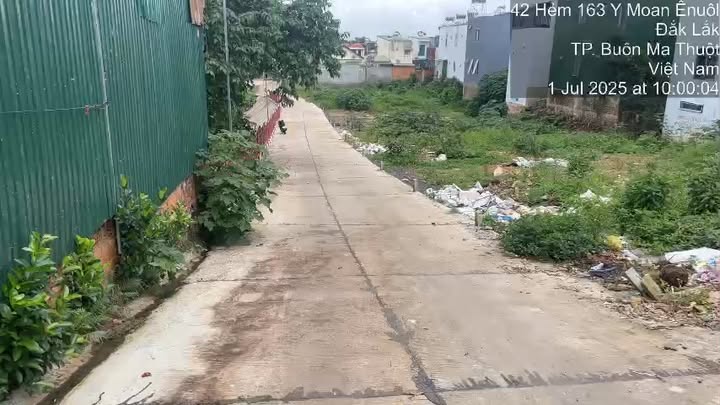 Đất nền Hẻm 163 Y Moan, Buôn Ma Thuột 95m² giá 2.6 tỷ - Cơ hội đầu tư hấp dẫn!
