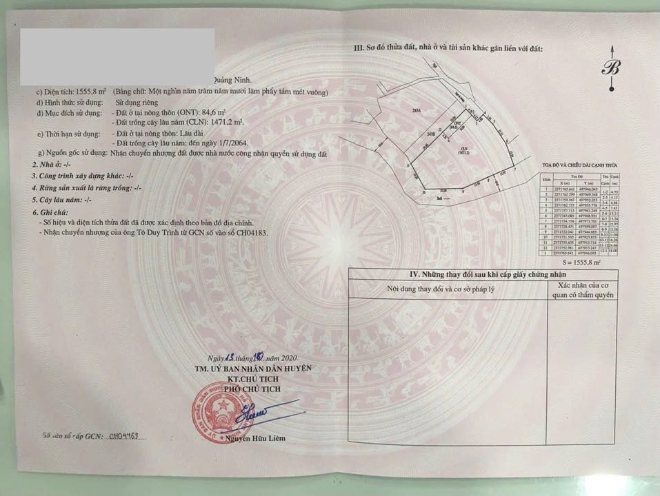 Đất nền thôn 4 Quảng Chính 2850m² giá thỏa thuận - Cơ hội đầu tư hấp dẫn!