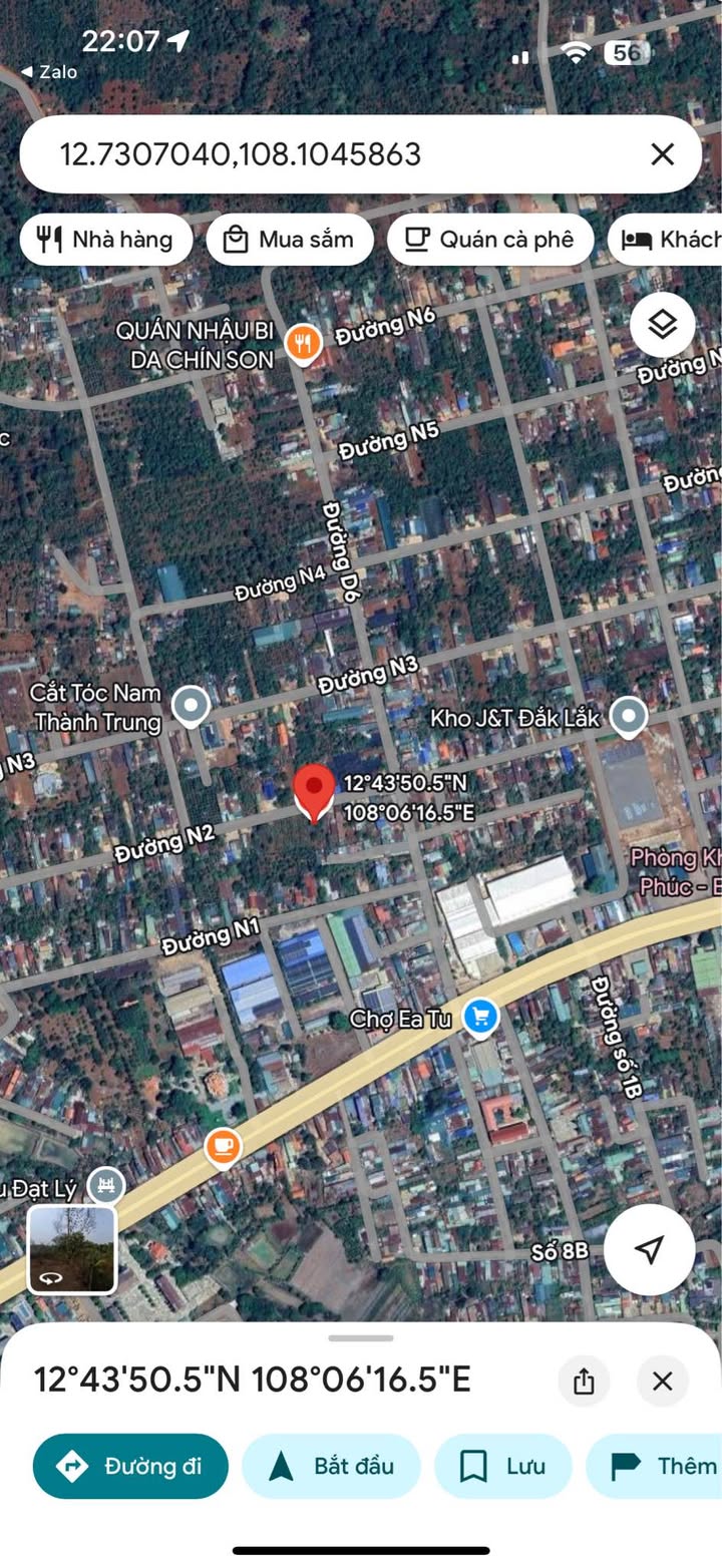 Đất thổ cư mặt đường N2 Buôn Ma Thuột 370m² giá 2.1 tỷ - Cơ hội kinh doanh hấp dẫn!