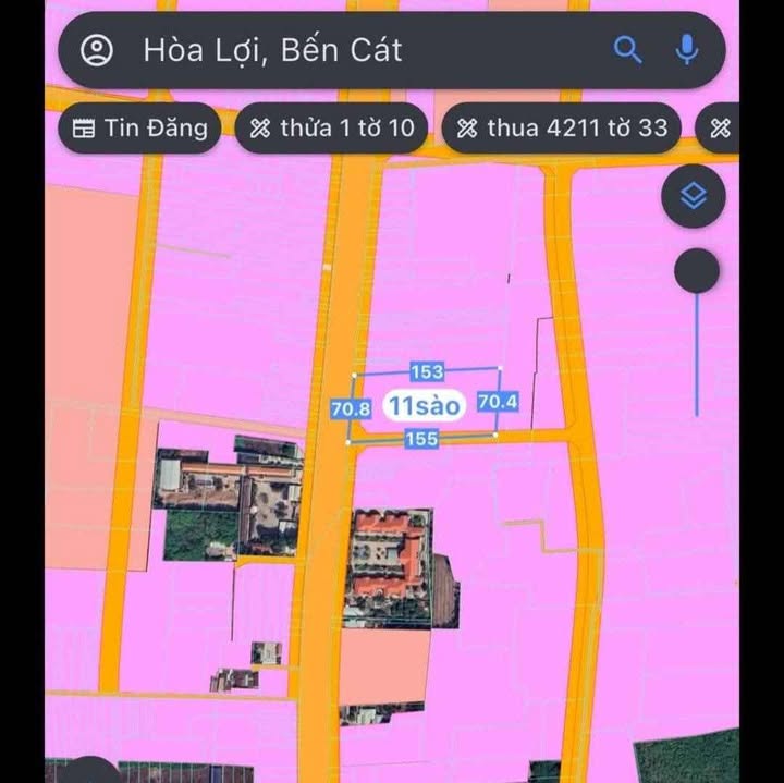 Đất nền Hòa Lợi Bến Cát 11.000m² giá 100 tỷ - Cơ hội đầu tư tuyệt vời!