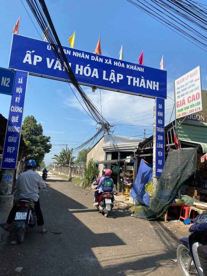 Đất thổ cư tại xã Hòa Khánh Nam, huyện Đức Hòa 110m² chỉ 550 triệu - Cơ hội đầu tư sinh lời!