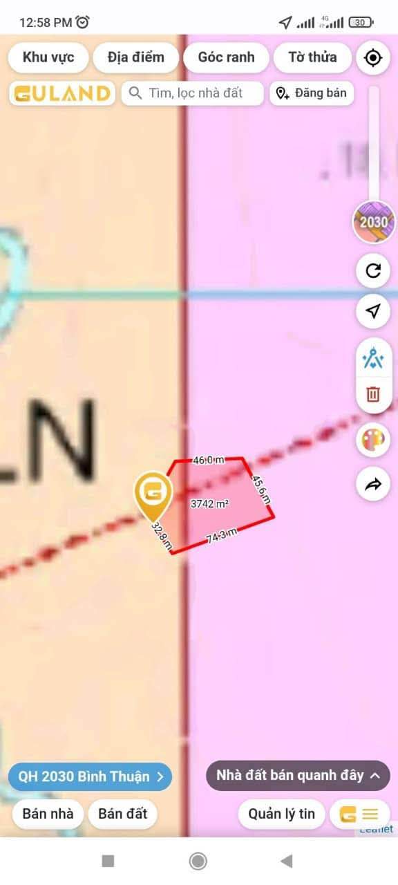 Bán lô đất xã Tân Thắng, Huyện Hàm Tân, 4300m², giá chỉ 1.25 tỷ - Đầu tư sinh lời cao!