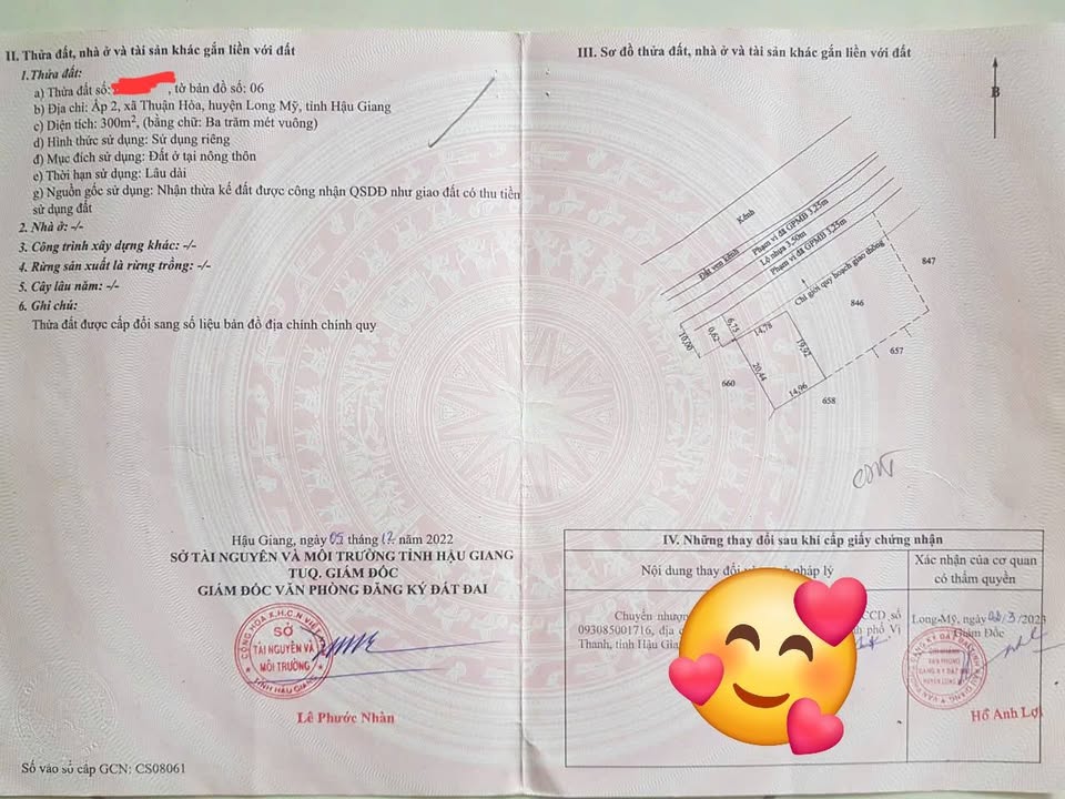 Đất nền ấp 2 xã Xà Phiên, 1484.1m² giá 2.2 tỷ - Đường ô tô thuận tiện!