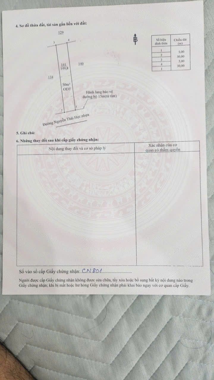 Đất nền Nguyễn Thái Học, Đồng Xoài, 150m² giá chỉ 1.35 tỷ - Đầu tư sinh lời ngay!