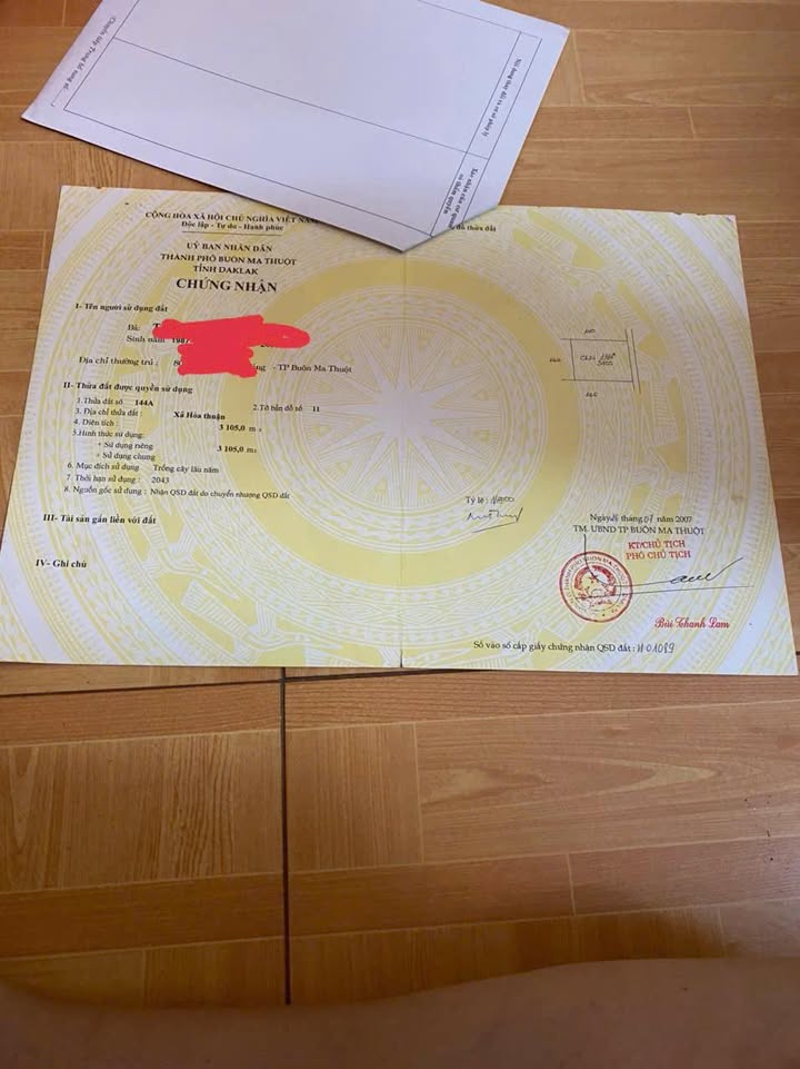 Đất nền Hòa Thuận 1080m² giá 7.8 tỷ - Đường 5B rộng rãi, vị trí đẹp!