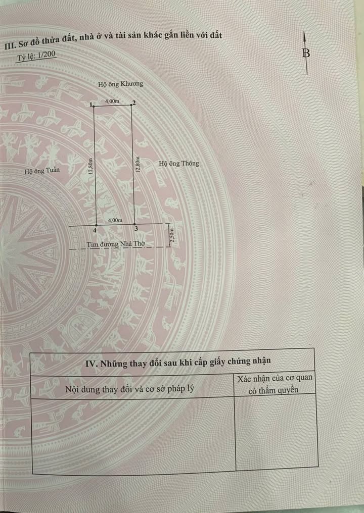 Nhà mặt đường Nhà Thờ Xâm Bồ, Hải Phòng 52m² giá 5 tỷ - Chính chủ bán gấp!