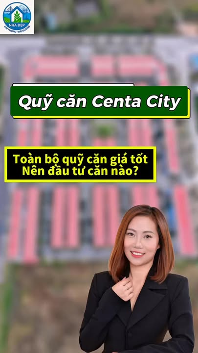 Townhouse Centa City Thủy Nguyên 75m² giá 3.8 tỷ - Đầu tư sinh lời ngay!