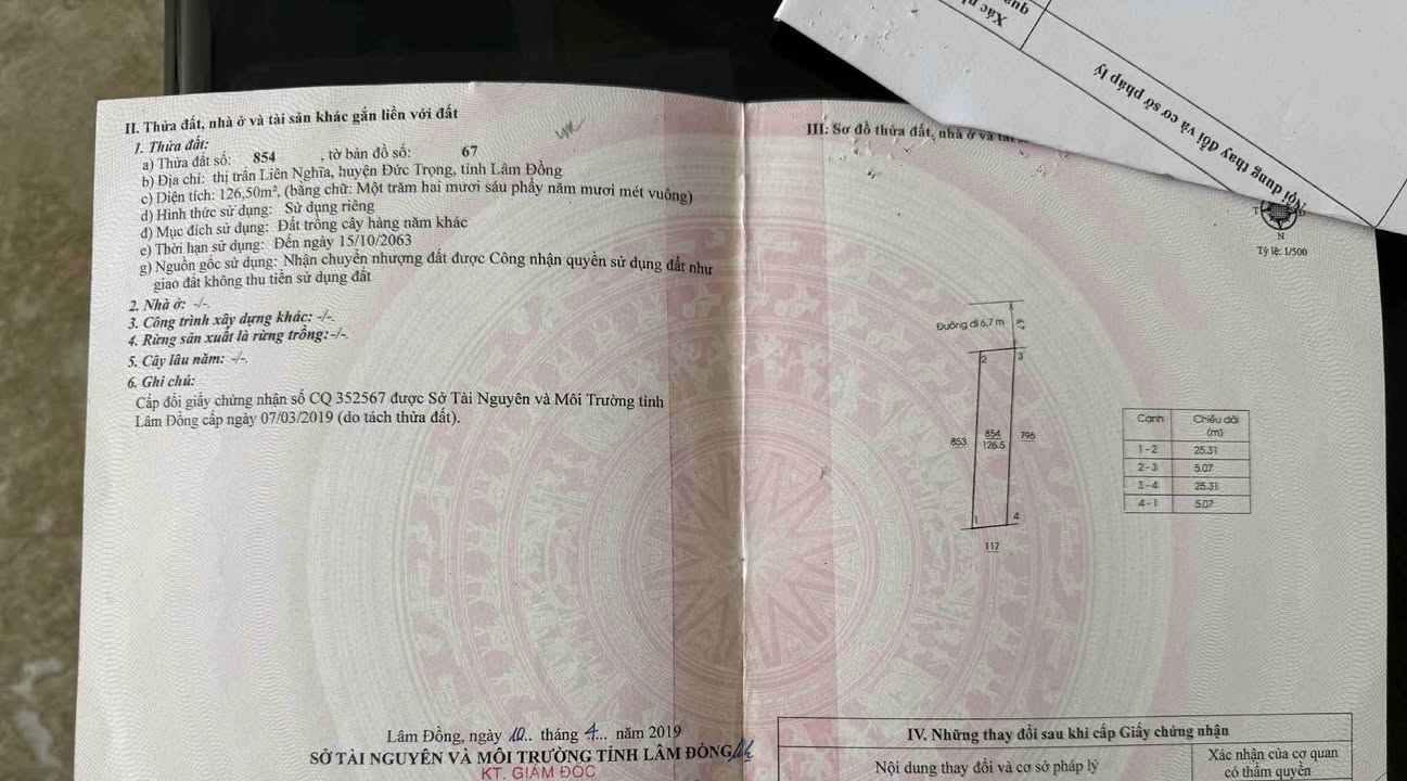 Đất nền đẹp Thị trấn Liên Nghĩa 126m² giá 1.25 tỷ - Đầu tư sinh lời ngay!