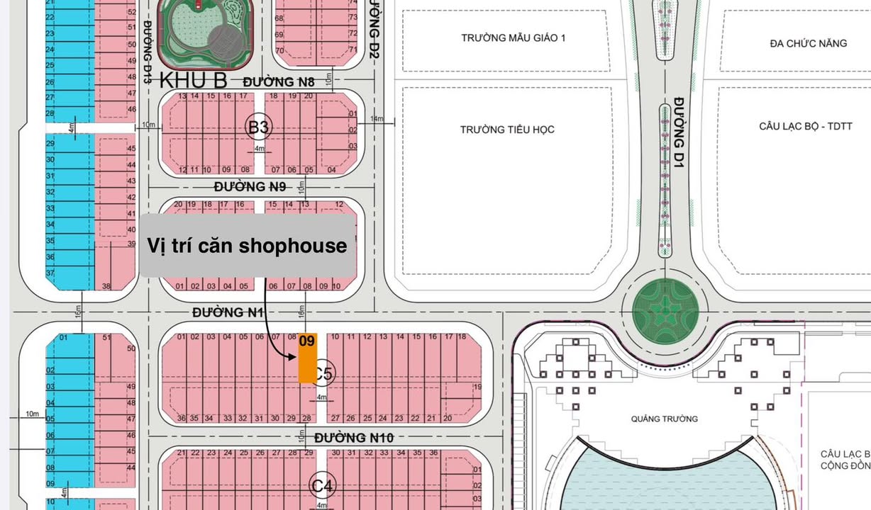 Shophouse Góc Bìa N1, Quận Ninh Kiều 108m² giá 9 tỷ - Cơ hội đầu tư tuyệt vời!