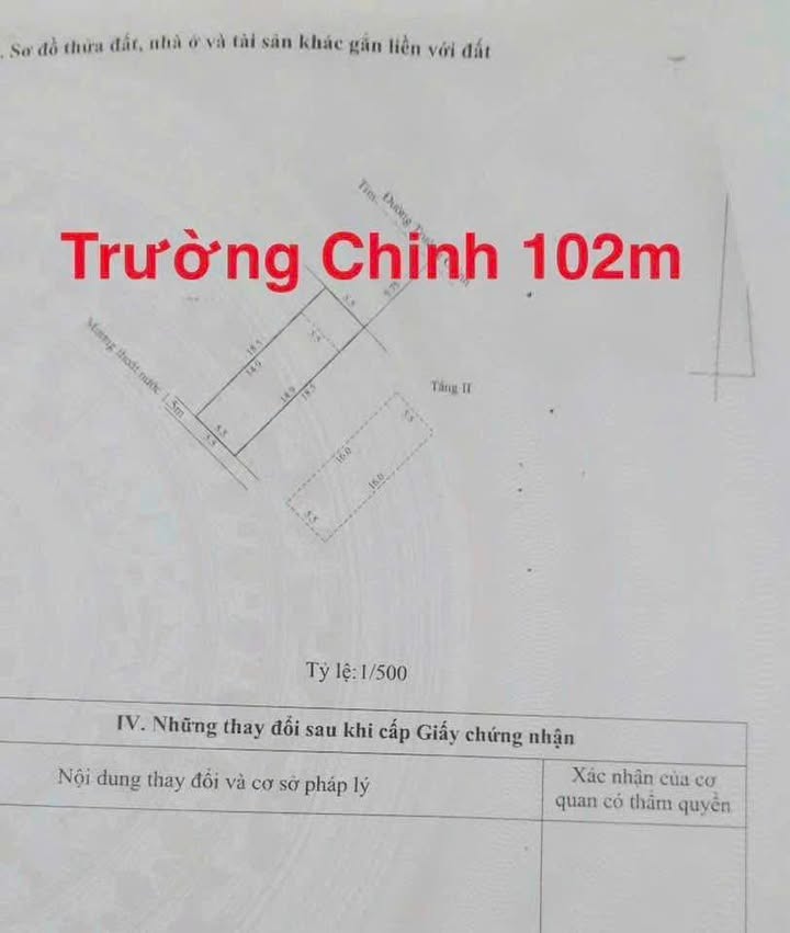 Nhà mặt tiền Trường Chinh, Phường Vỹ Dạ, 102m² giá 13 tỷ - Cơ hội đầu tư tuyệt vời!