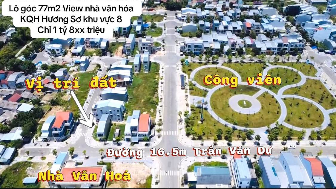 Nhà phố 2 mặt tiền Trần Văn Dư 77m² giá 1.8 tỷ - View công viên tuyệt đẹp!