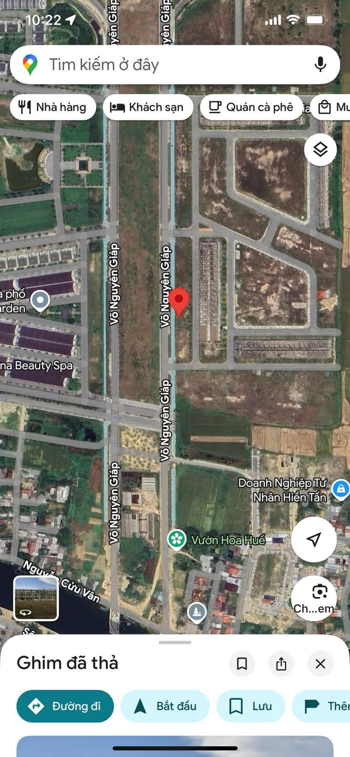 Bán đất 2 mặt tiền Võ Nguyên Giáp TP Huế 120m² - Vị trí đắc địa, tiềm năng cao!