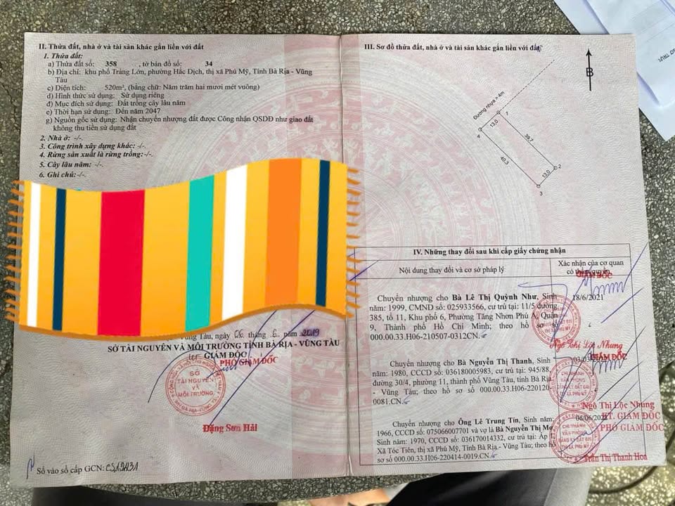 Đất nền 520m² tại Phường Hắc Dịch - Giá chỉ 850 triệu - Đầu tư sinh lời!