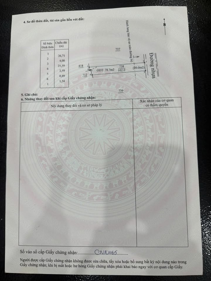 Đất kinh doanh đường Nhựa Thông, Bến Cát, 102m² giá 2 tỷ - Sổ đỏ chính chủ!