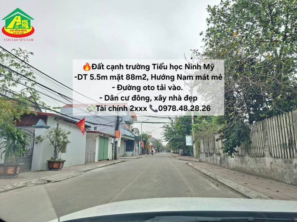 Đất nền Phường Ninh Mỹ 88m² giá 2-3 tỷ - Cơ hội đầu tư tuyệt vời!